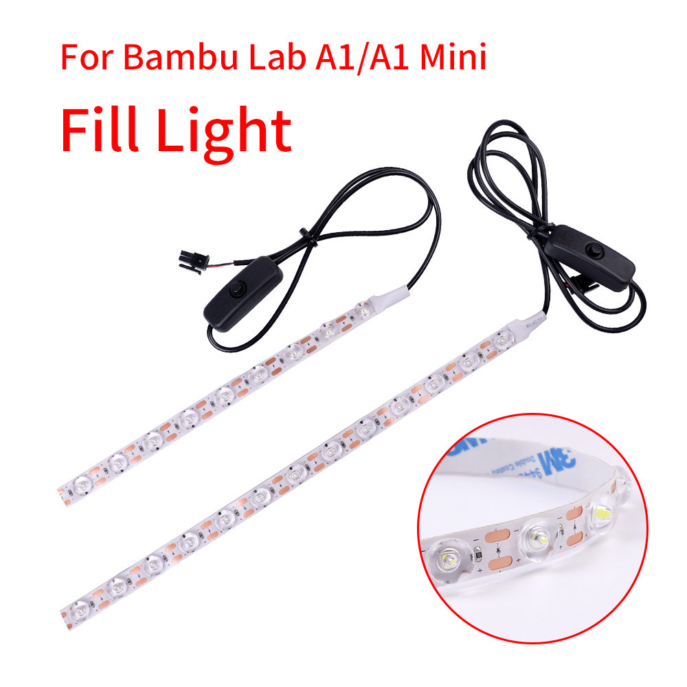 Whitening Strip 3D - Upgrade For Bambu Lab A1/A1mini Led