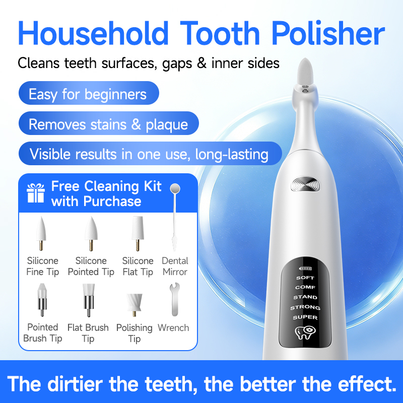 Teeth Whitening Uv - Electric Tooth Polisher Teeth Whitening Cleaner