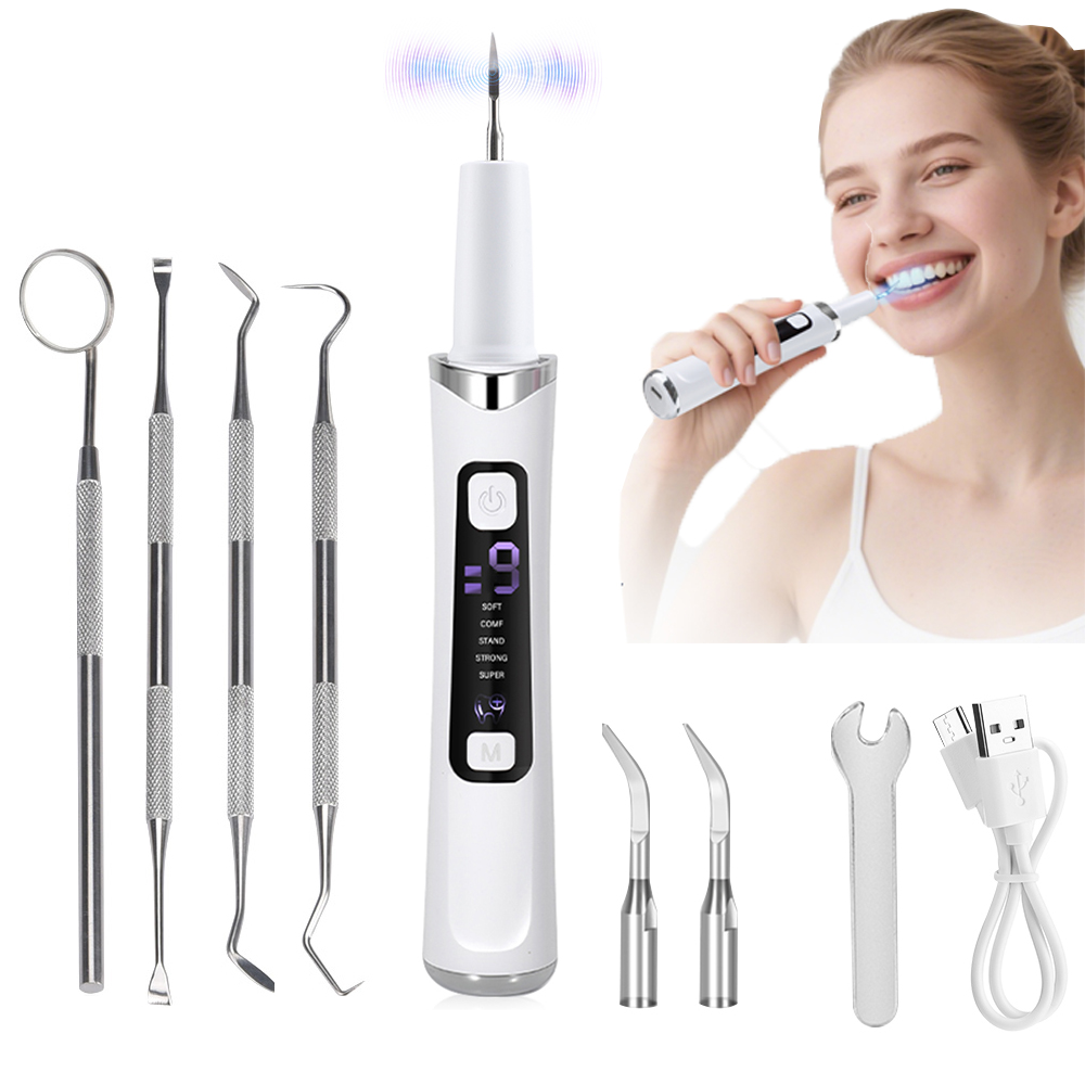 Teeth Whitening Uv - 5 Modes Electric Ultrasonic Dental Scaler