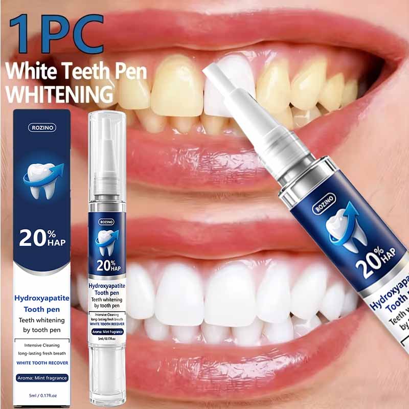 Teeth Whitening Gel Pen - Fast-Acting Teeth Whitening Pen, Powerful Cleaning,