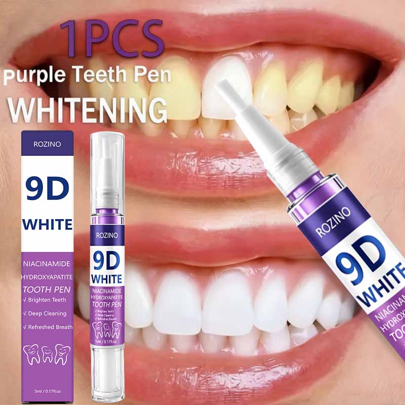 Teeth Whitening Gel Pen - ROZINO 9D Whitening Tooth Pen Niacinamide