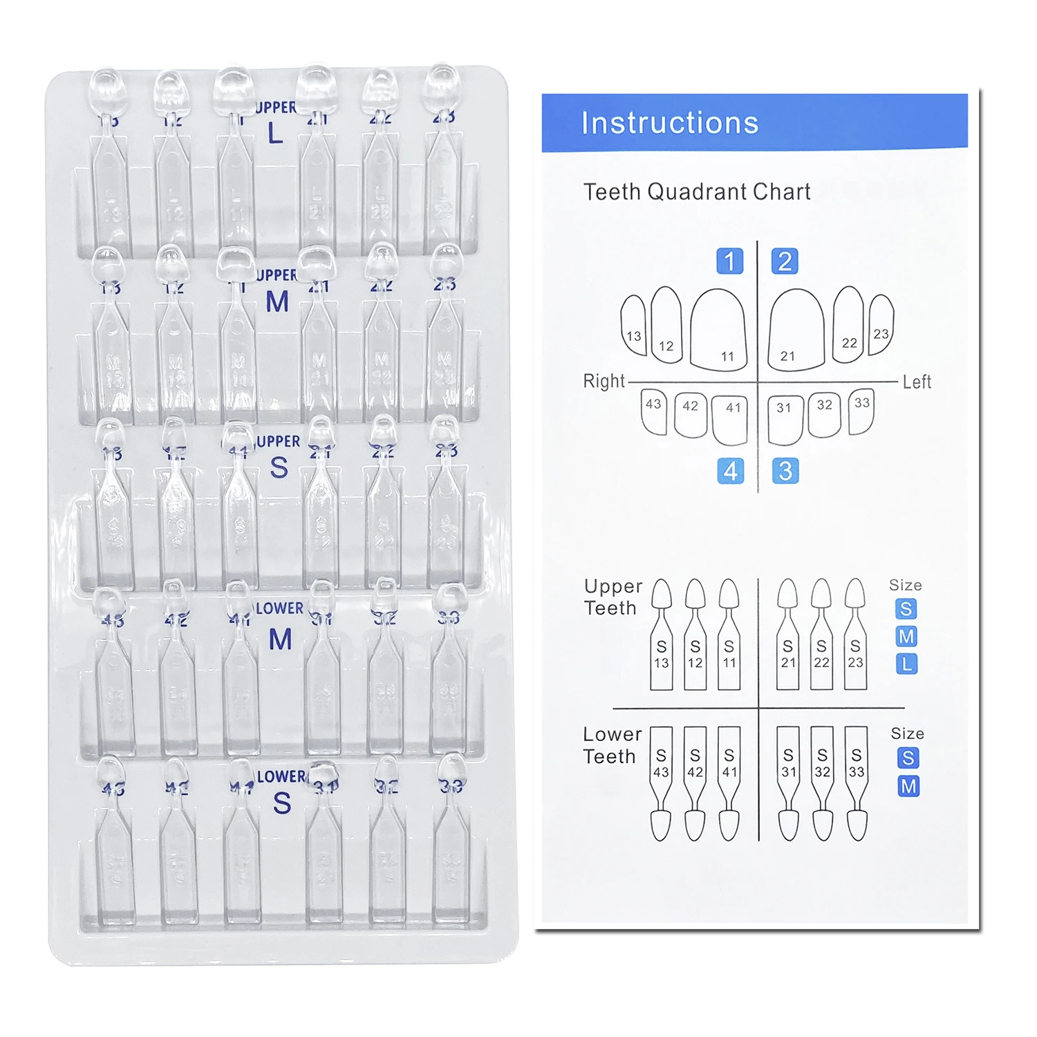 32pcs/Set Dental Veneer Mould  - Teeth Whitening Procedure recension och pris