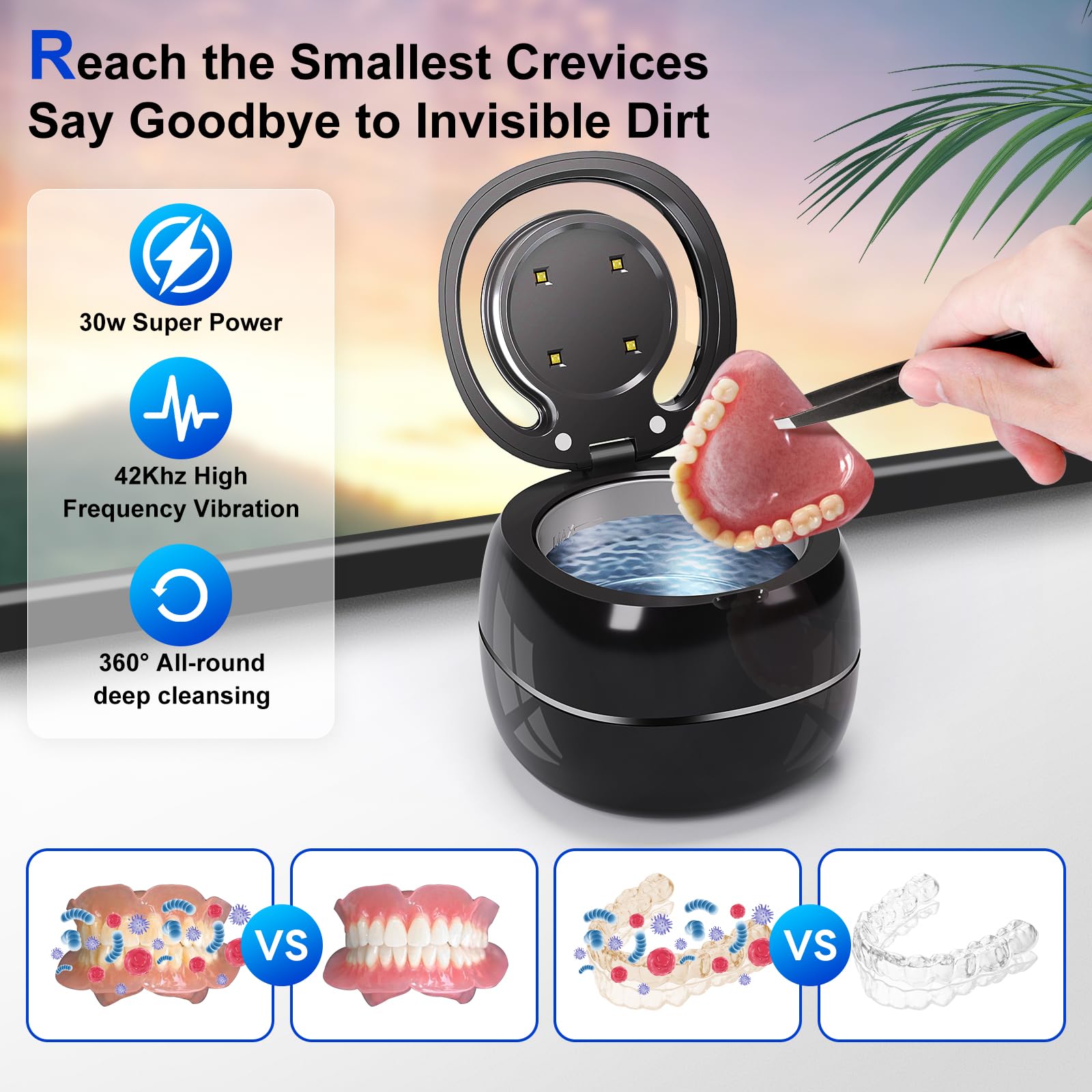 HOMEFISH Cleaner For Retainers - Teeth Whitening Uv recension och pris