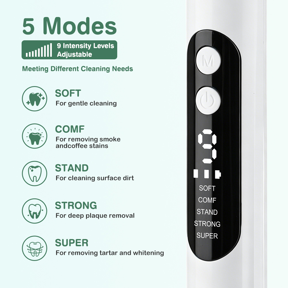 Electric Tooth Cleaner Ultraso - Teeth Whitening Uv recension och pris