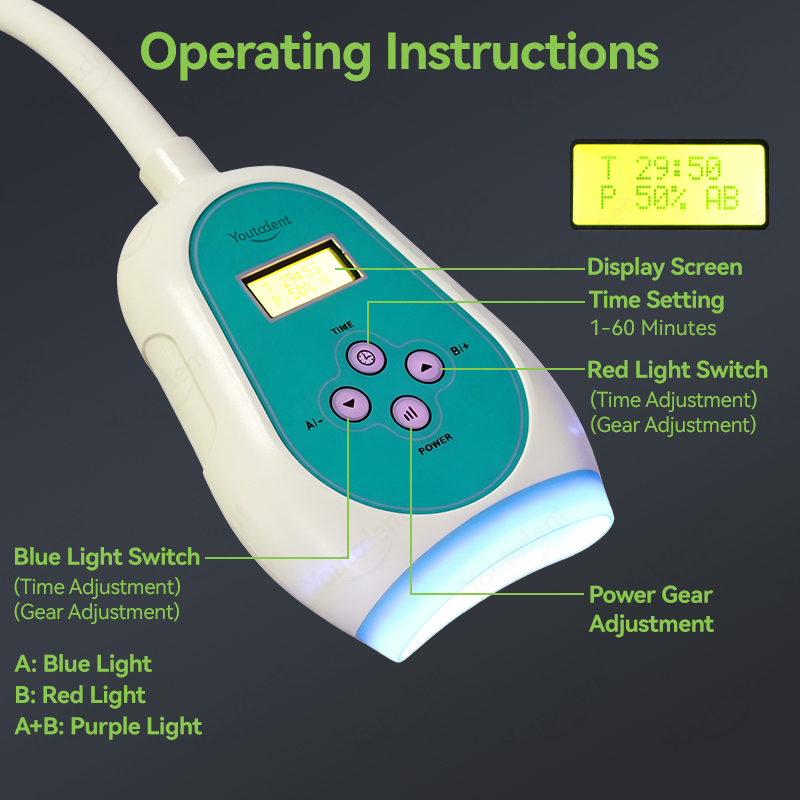50W Dental Touch Screen 3 Colo - Teeth Whitening Uk recension och pris