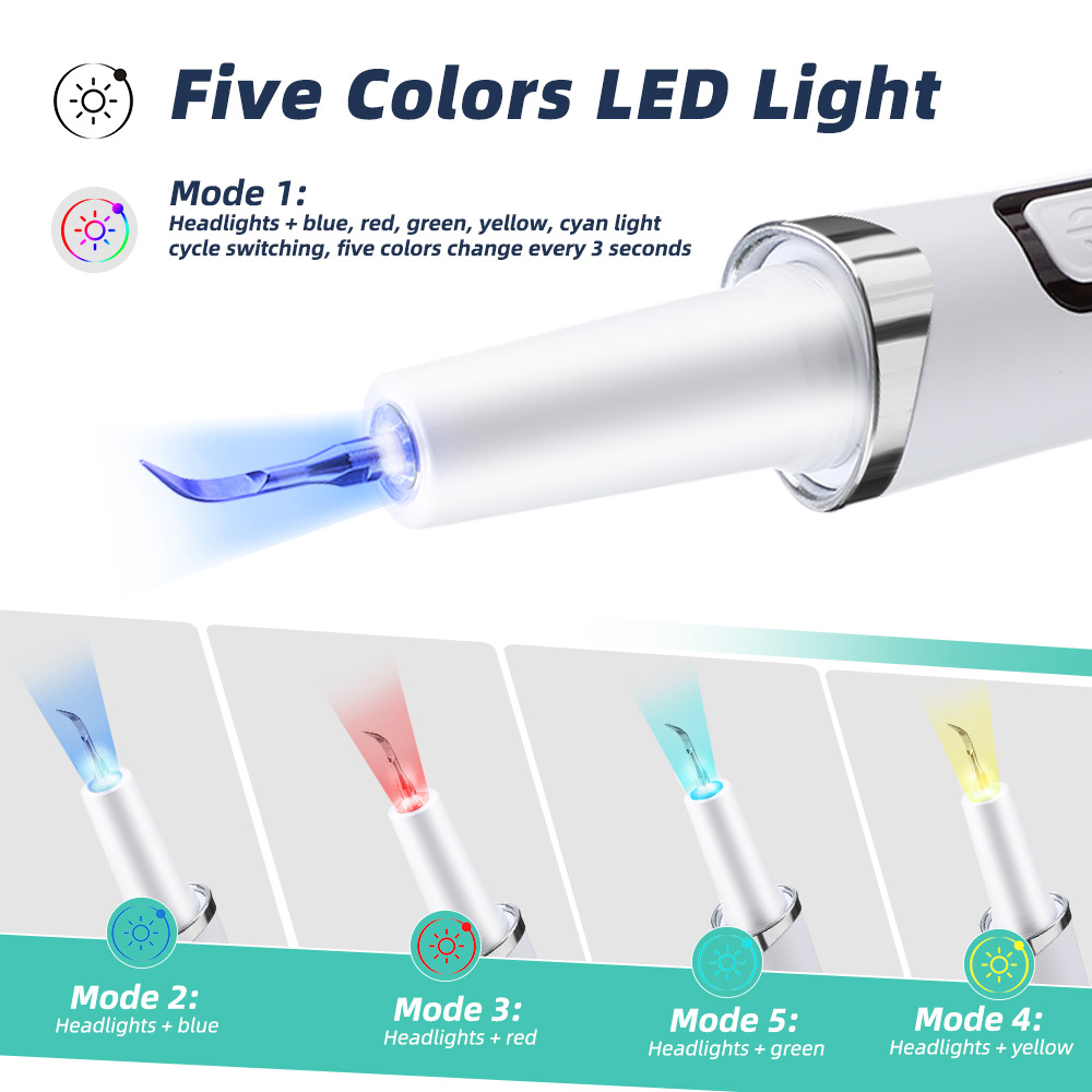 5 Modes Electric Ultrasonic De - Teeth Whitening Uv recension och pris