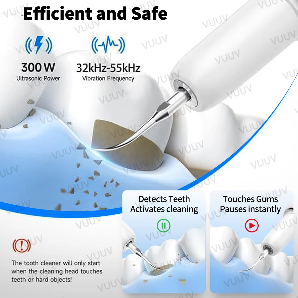 VUUV Ultrasonic Teeth Cleaner  - Teeth Whitening Uv recension och pris