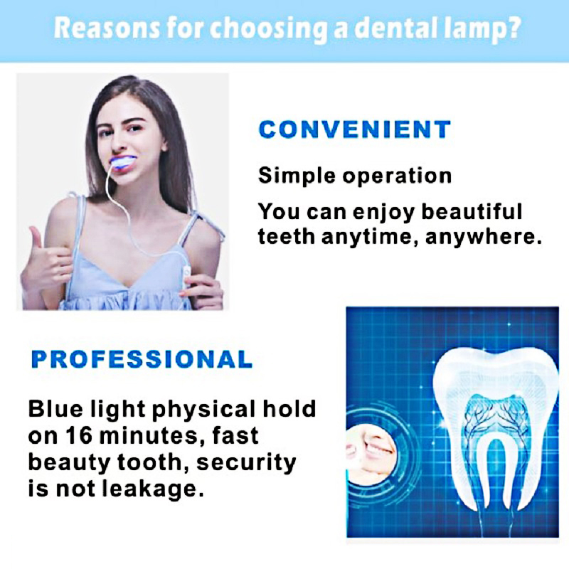 Teeth Blue Light Whitening Ins - Teeth Whitening Laser recension och pris