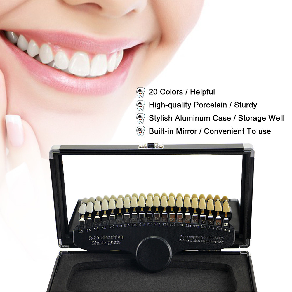 Dental 3D Shade Guide Chart Bo - Teeth Whitening Shade Guide recension och pris