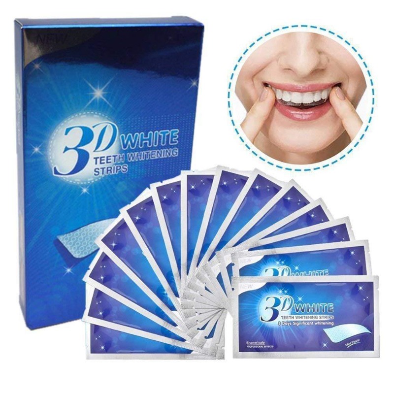 7Pairs Teeth Brightening Strip - Whitening Strip 3D recension och pris