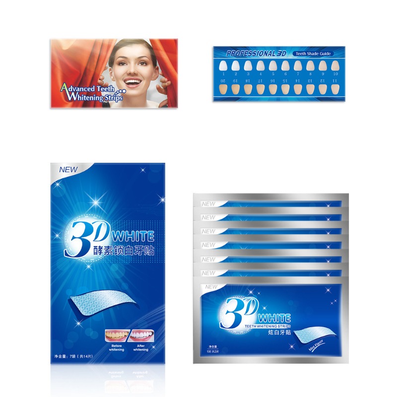 7Pairs Teeth Brightening Strip - Whitening Strip 3D recension och pris