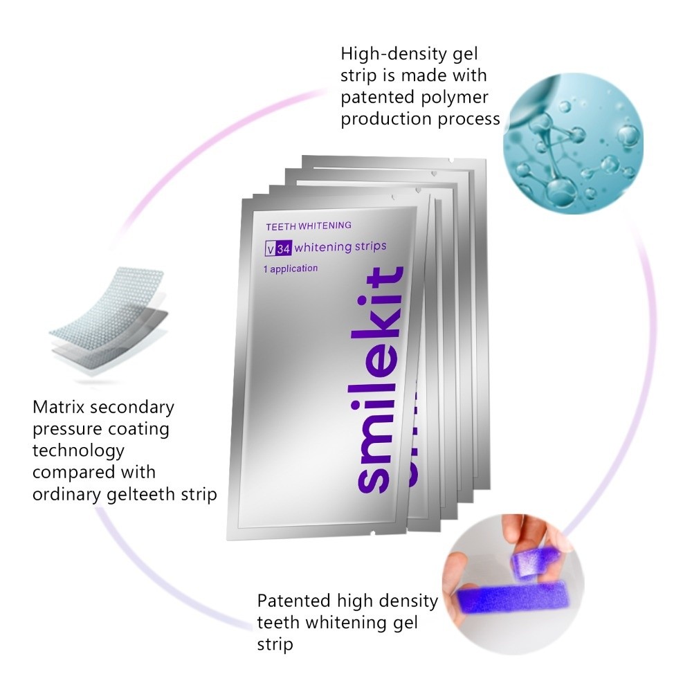 7/14pcs Professional Teeth Whi - Whitening Strip 3D recension och pris
