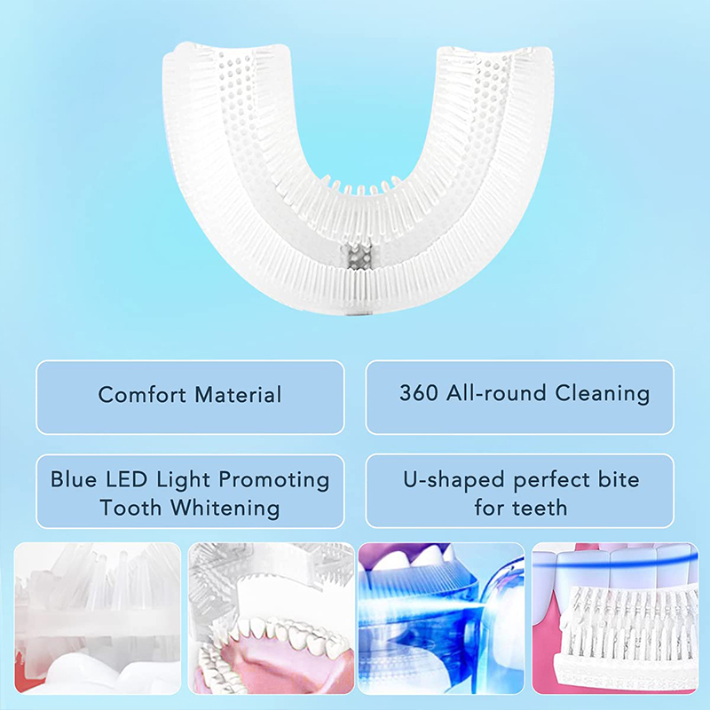 U-Shaped Rechargeable Light Qu - Teeth Whitening Procedure recension och pris