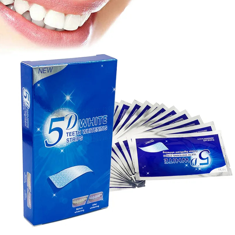 1-12pcs 5D Whitening Teeth Sti - Teeth Whitening With Hydrogen Peroxide recension och pris