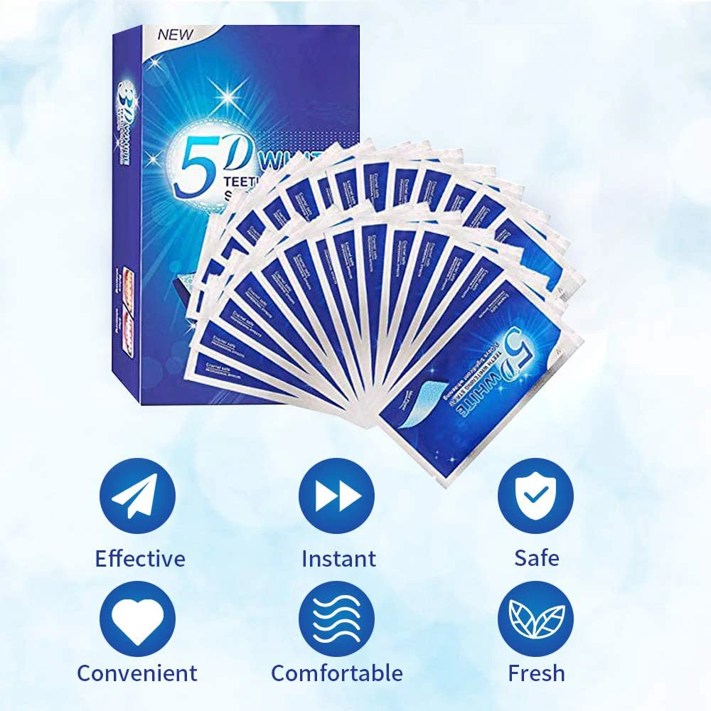 Teeth Whitening Stickers 3D/5D - Whitening Strip 3D recension och pris