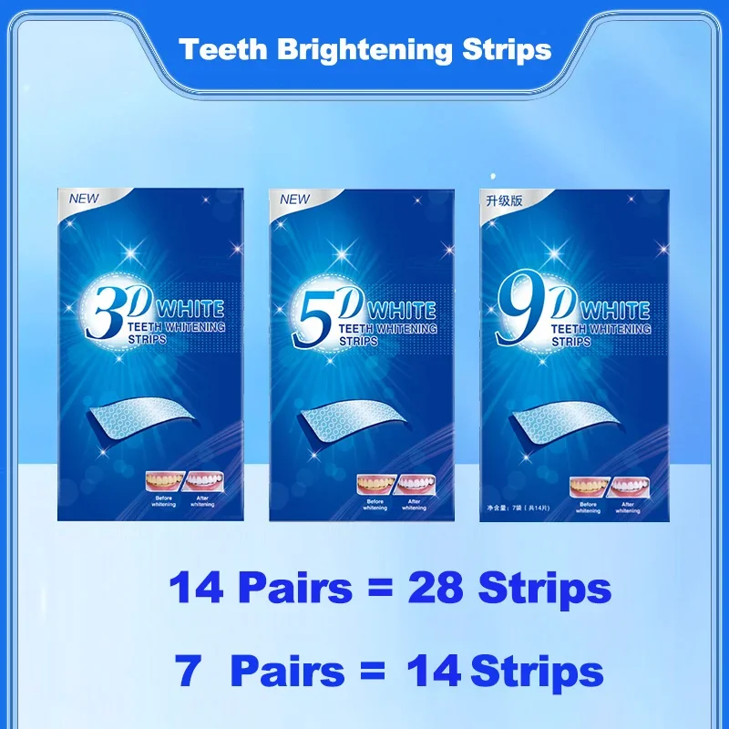 3D/5D/9D Teeth Whitening Strip - Whitening Strip 3D recension och pris