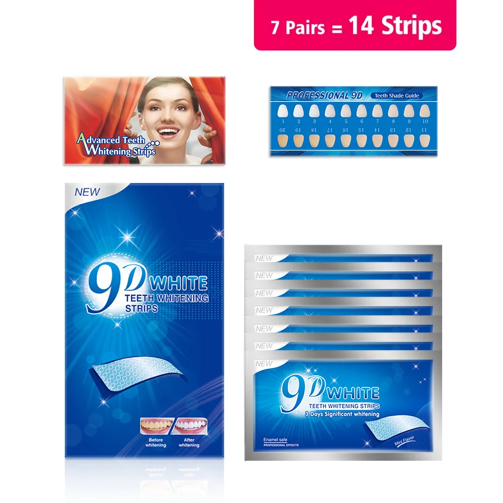 3D/5D/9D Teeth Whitening Strip - Whitening Strip 3D recension och pris
