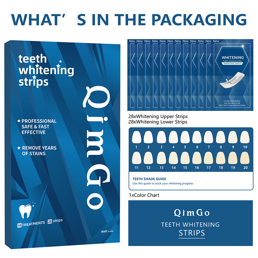 3D Dry Teeth Whitening Strips  - Whitening Strip 3D recension och pris