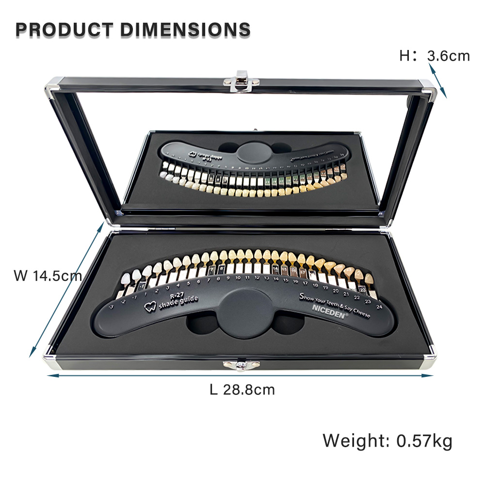27 Colors Teeth Whitening set  - Teeth Whitening Shade Guide recension och pris
