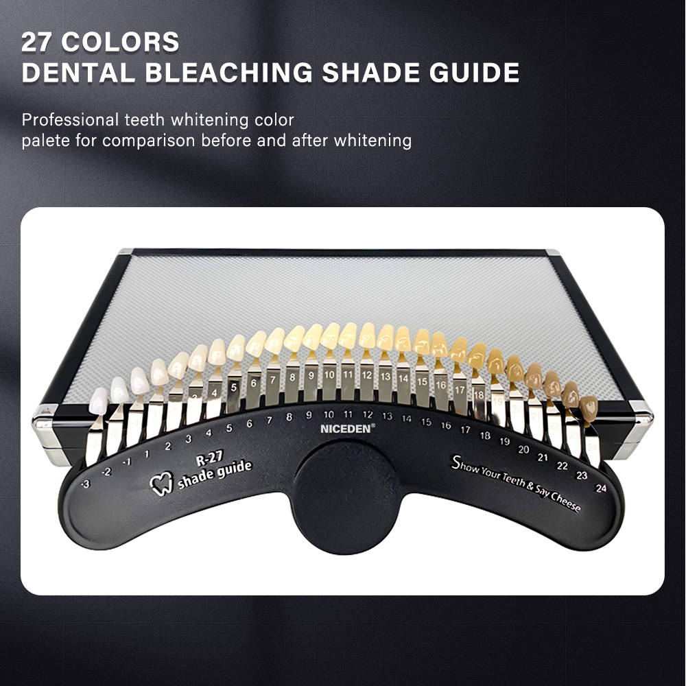 27 Colors Teeth Whitening set  - Teeth Whitening Shade Guide recension och pris