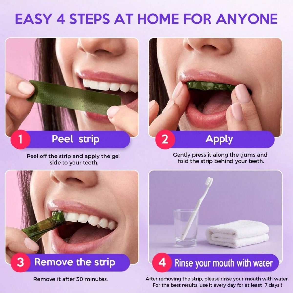 Deluxe Whitening Teeth Sticker - Teeth Whitening With Hydrogen Peroxide recension och pris