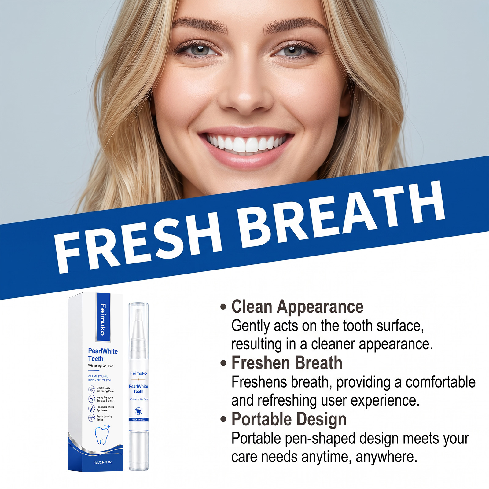 Portable Teeth Whitening Gel P - Teeth Whitening Gel Pen recension och pris