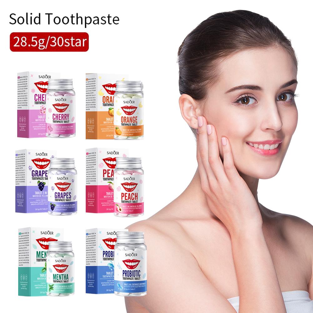 Mint Solid Toothpaste Tablets  - Teeth Whitening Procedure recension och pris